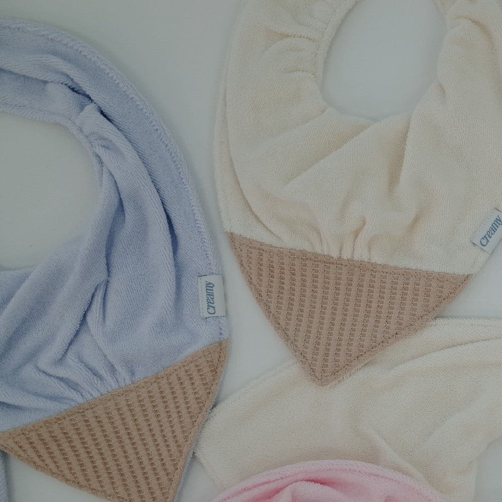 Creamy Gelato Cone Bib – Vanilla Cone and Blueberry Cone